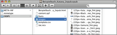 Springy kann in die ePub-Datei reinschauen, ohne sie zu entpacken