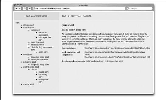 Look-and-Feel einer generierten Website