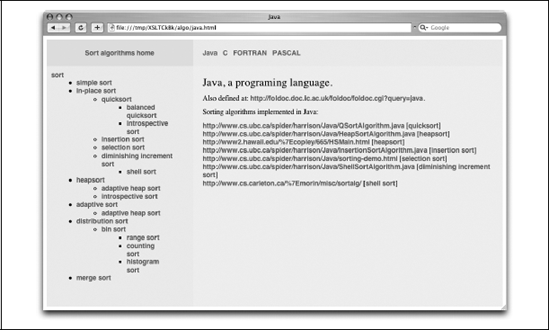 Programmiersprachen-Seite
