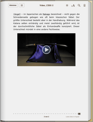 Video-Darstellung in iBooks