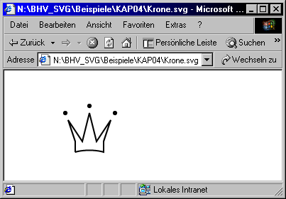 Zu erstellende Kronen-Zeichnung