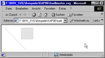 Ergebnis des Füllmusters