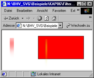 Die mit 600 dpi gerenderten Filter-Ausschnitte