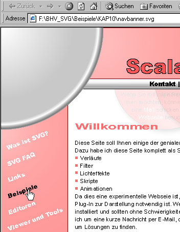 Textfarbe beim Hovern ändern
