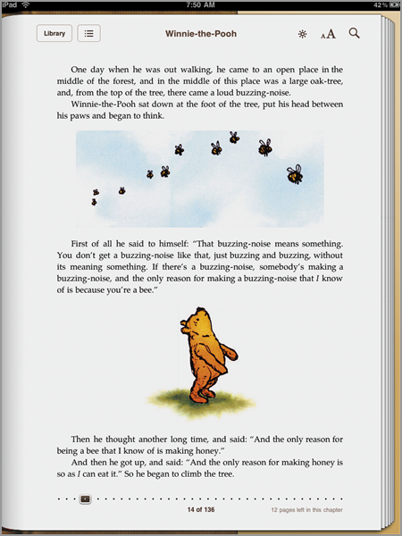 Apple iBooks: Winnie the Pooh