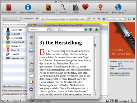 Calibre: E-Book Viewer