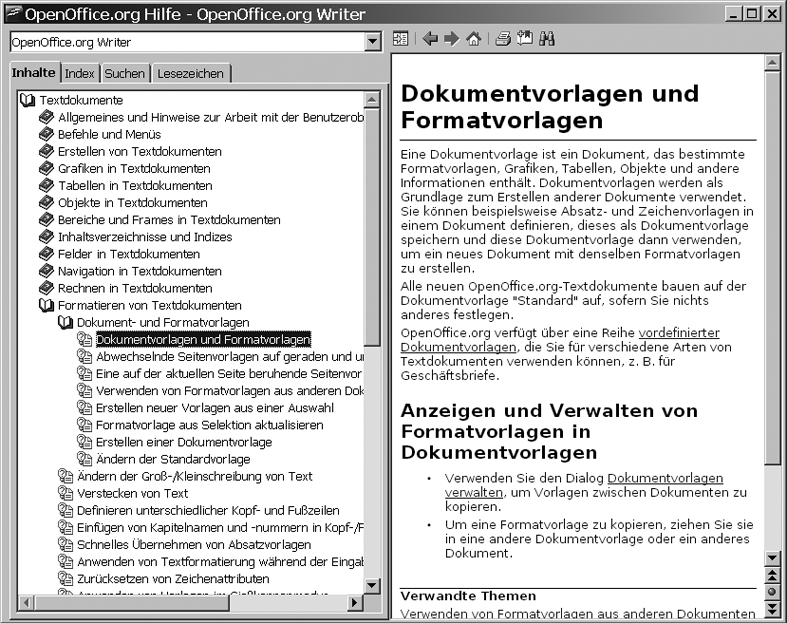 Volltextsuche bei der Microsoft Office Hilfe