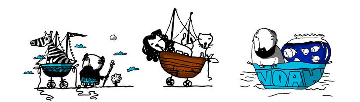 illustrations de Mehrdad Zaeri
