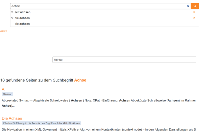 Abb. 52: Beispiel-Suchfunktion im LBook-Format