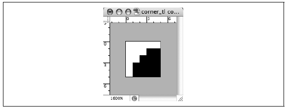 Grafik für die linke untere Ecke