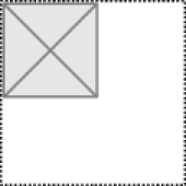 Darstellungs- und Inhaltsbereich einer Grafik (2 cm × 2 cm)