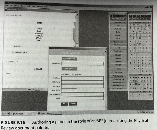 Publicon: Authoring paper as APS journal