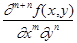 Partial derivatives: equation 2