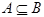 Theory of sets: equation 3