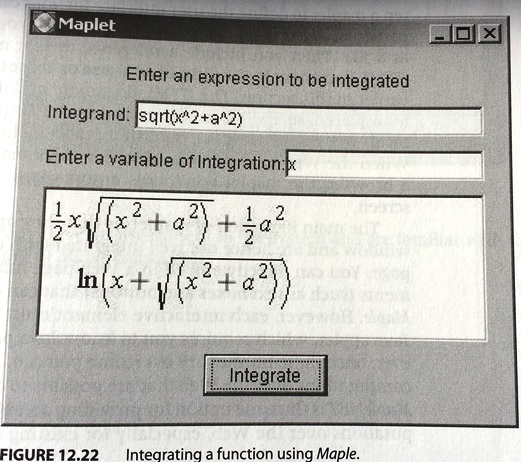 Integrating a function using Maple