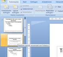 Abb. 3: Folien-Layouts in PowerPoint