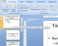 Abb. 2: Folienmaster in PowerPoint