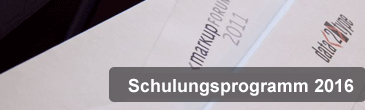 Programm 2016 - Schulungen zu XML