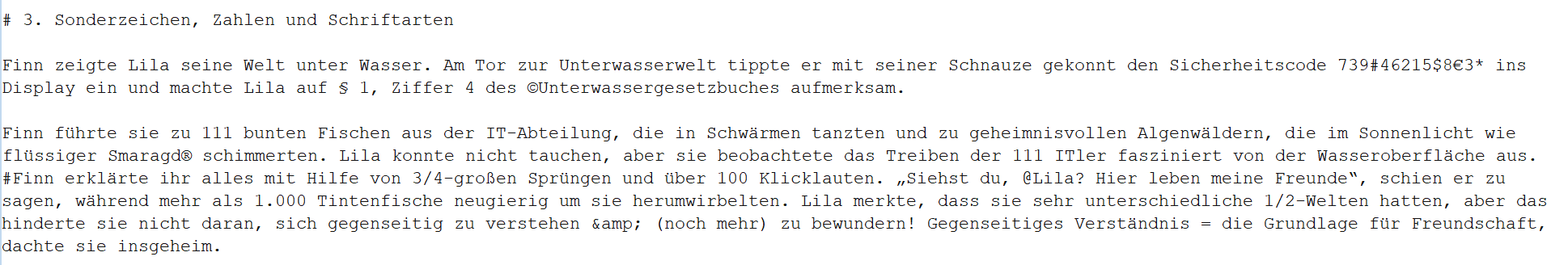 Auszug aus dem Konvertierungsergebnis von Mistral Auszug aus dem Konvertierungsergebnis von Mistral mit einem falsch dargestellten Sonderzeichen