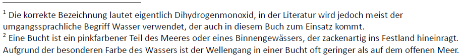 Auszug aus dem Testdokument mit Fußnoten Auszug aus dem Testdokument mit Fußnoten