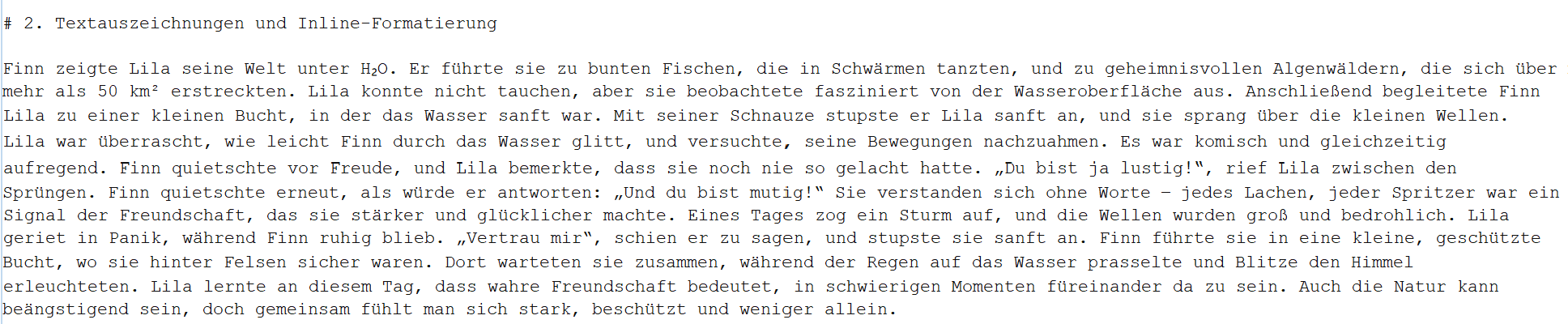 Auszug aus dem Konvertierungsergebnis von Mistral Auszug aus dem Konvertierungsergebnis von Mistral mit nicht erkannten Textauszeichnungen