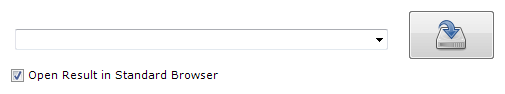 Instruction for the display of the result in the browser