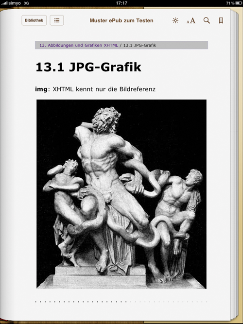 Darstellung der Block-Grafik in XHTML (iBooks)