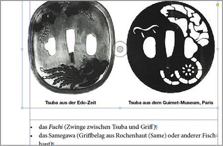 Nachher: eine importierte InDesign-Datei