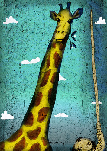 An illustration by Mehrdad Zaeri - In Erwartung der Regenzeit