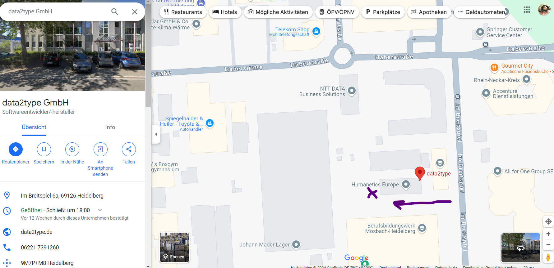location of data2type