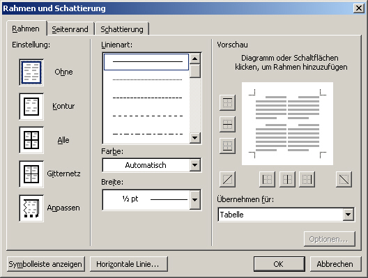 image - borders and shading