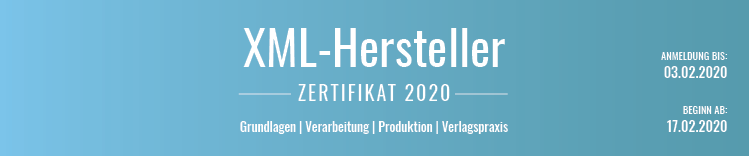 Zertifizierung zum XML-Hersteller