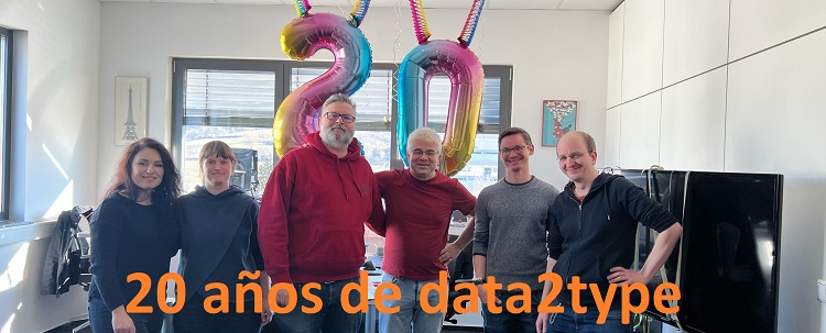 Celebramos 20 años de data2type